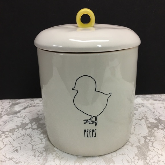 Rae Dunn Easter Round Large Canister